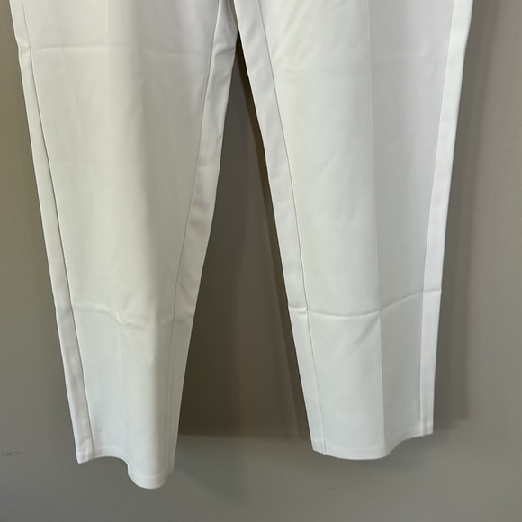 Athleta Endless Pant Bright White High Rise Recycled Wrinkle Resistant Sz 10 NEW - Picture 4 of 14